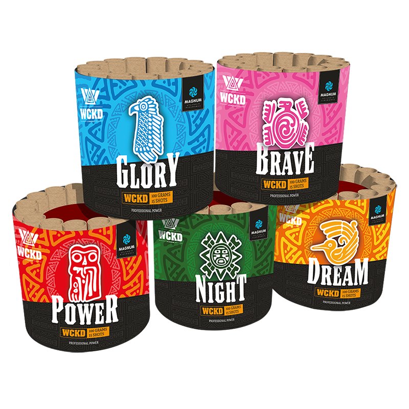 WCKD Winners SET van 5 cake's